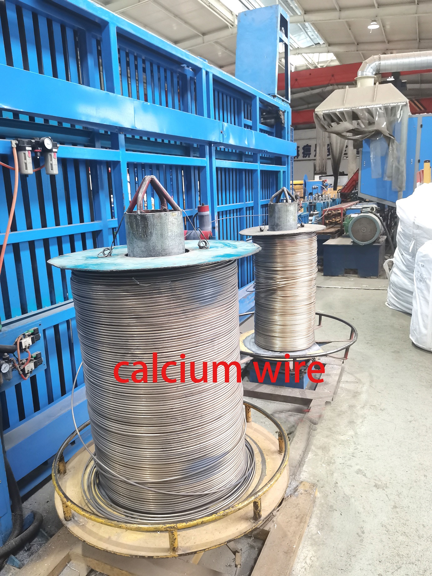 Solid calcium Cored Wire Machine